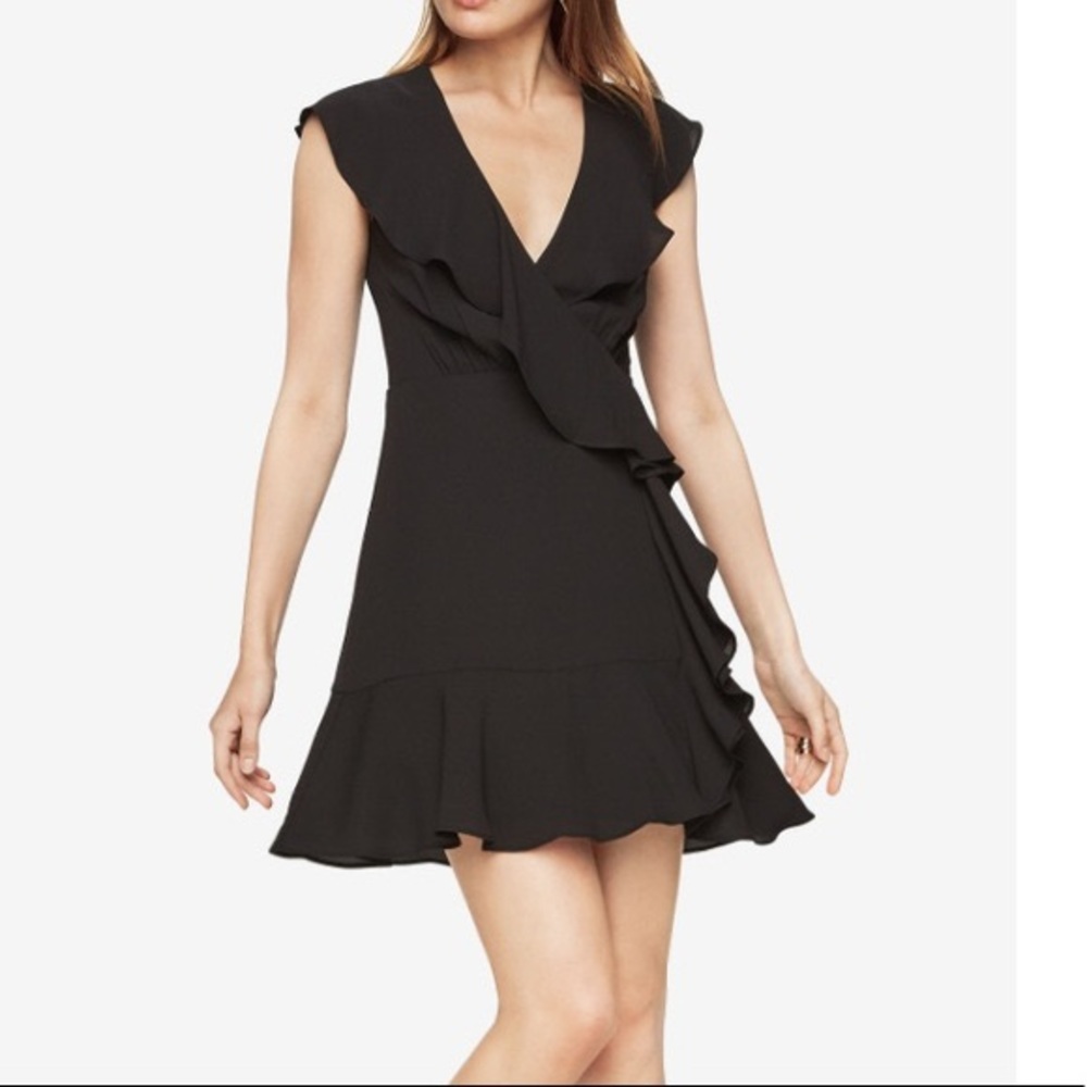 BCBG Deborah ruffled dress